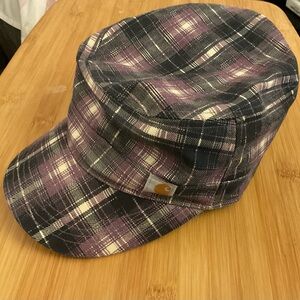 Carhartt Plaid Cap with Logo